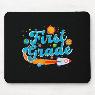 Tapis De Souris Retour à l'école professeur d'espace extérieur pre