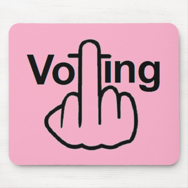 Tapis De Souris Retournement du vote de Mousepad (Devant)