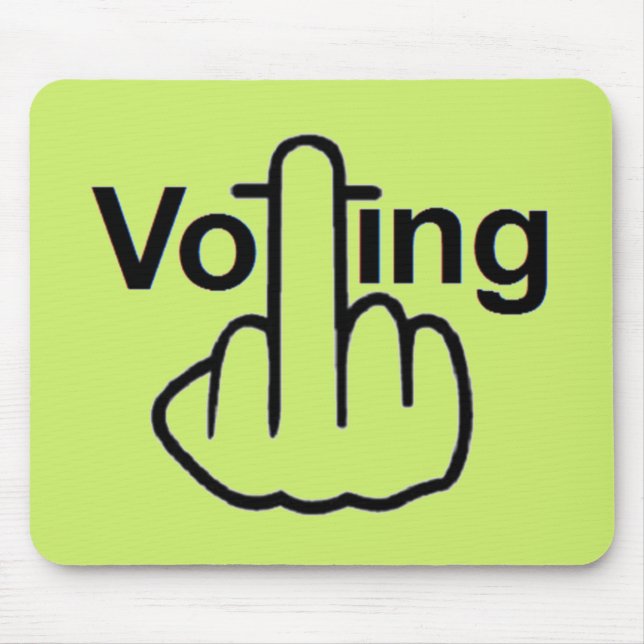 Tapis De Souris Retournement du vote de Mousepad (Devant)