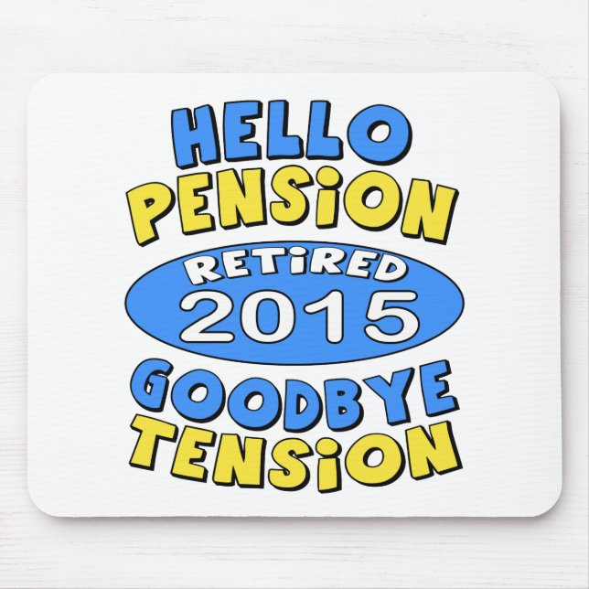 Tapis De Souris Retraite 2015 (Devant)