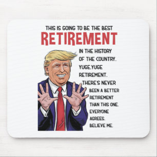 Tapis De Souris Retraité 2025 Retraite 2025 En retraite 2025 Trump