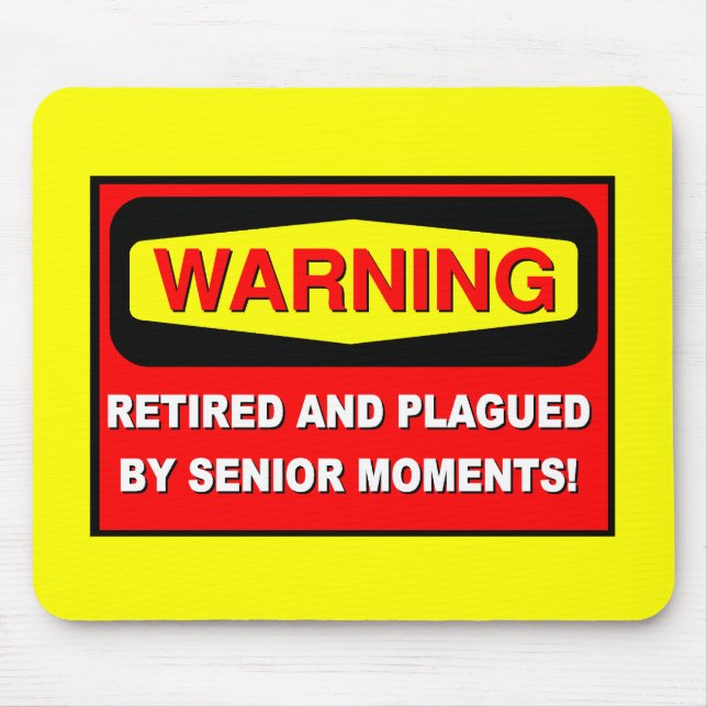 Tapis De Souris Retraite drôle (Devant)