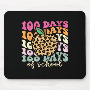 Tapis De Souris Rétro 100 Jours D'école Léopard Enseignant 100ème