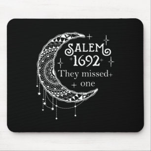 Tapis De Souris Rétro 1692 Ils Ont Manqué Une Sorcière Salem 1692