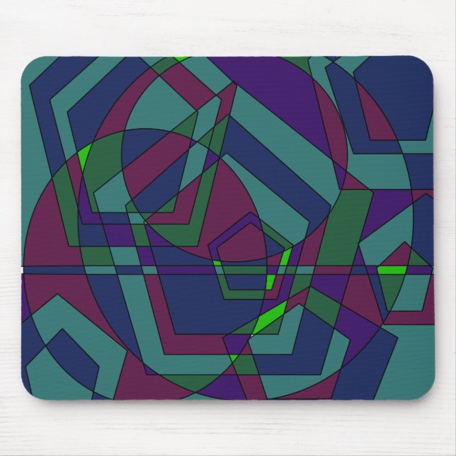 Tapis De Souris Rétro abrégé sur obscurité (Devant)
