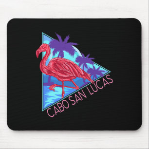 Tapis De Souris Retro années 80 Plage Vacances Vintage Cabo San Lu