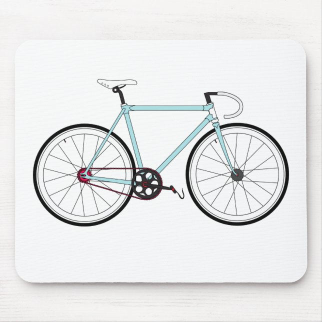 Tapis De Souris Rétro bicyclette classique (Devant)