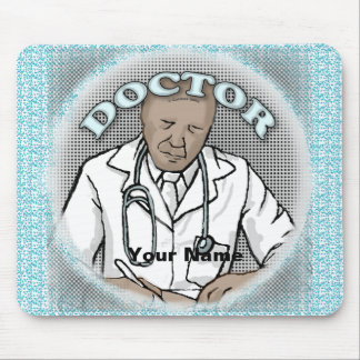 Tapis De Souris Retro black Homme Doctor