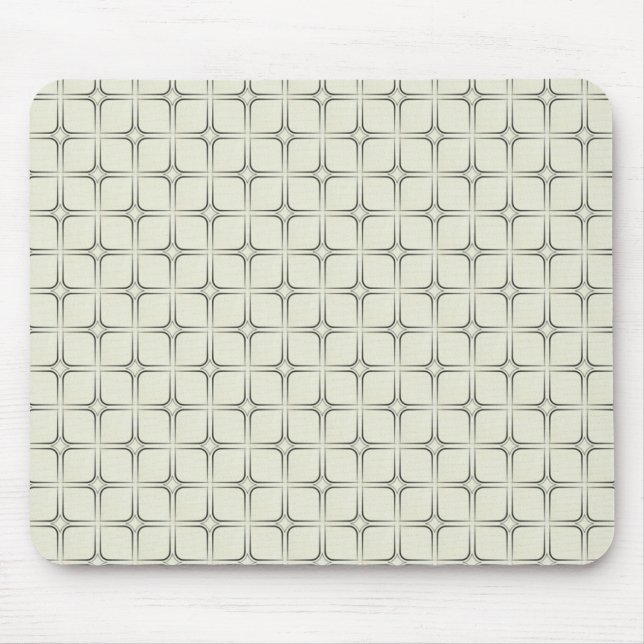 Tapis De Souris Rétro Bliss Mousepad, ivoire (Devant)