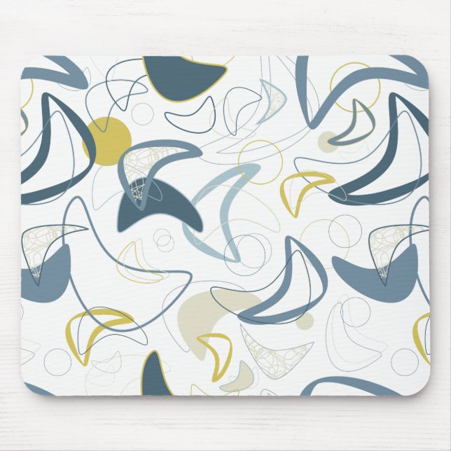 Tapis De Souris Rétro Boomerang ! (Devant)