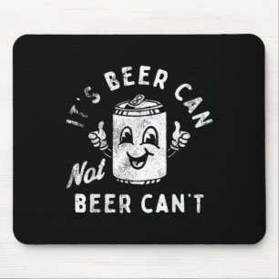 Tapis De Souris Rétro C'est Bouteille De Bière Pas Bière Peut Pas