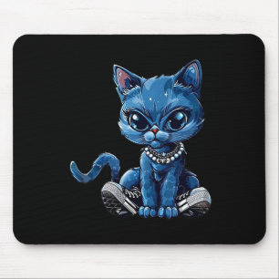Tapis De Souris Retro Chaussures Cute Cat Comma La Kamala Harris 2
