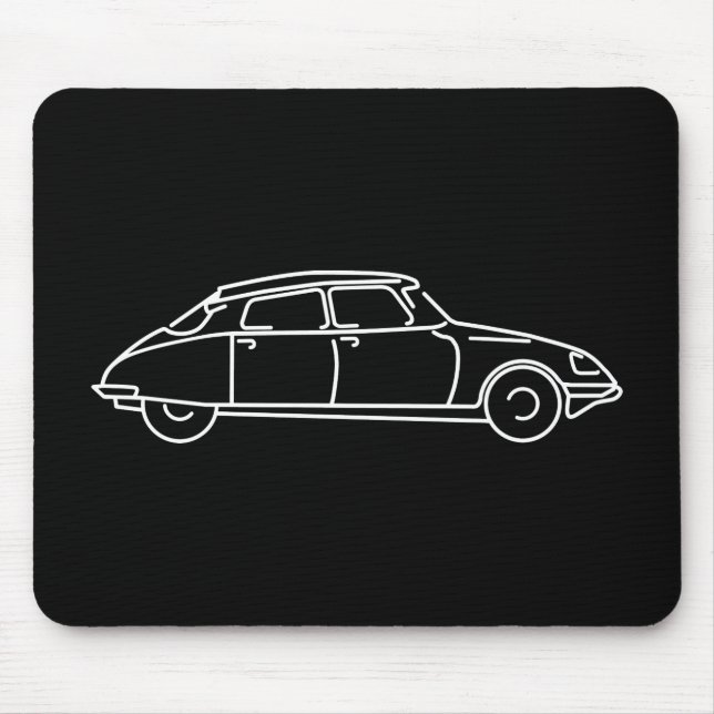 Tapis De Souris Rétro Citroen DS 19 (Devant)