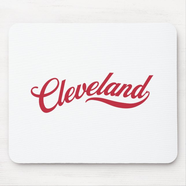 Tapis De Souris Retro Cleveland (Devant)