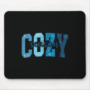 Tapis De Souris Rétro Confort Saison Mignon Hiver Vibes C'est La S