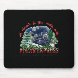 Tapis De Souris Retro Croire Train Pôle Nord Express Polaire Tout