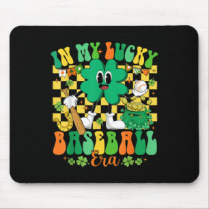 Tapis De Souris Retro Dans Mon Lucky Baseball Era St Patrick Day B