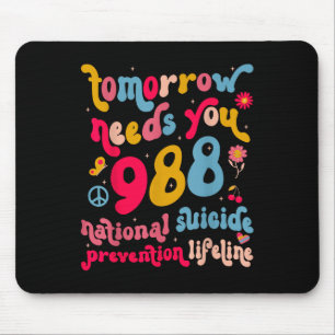 Tapis De Souris Retro Demain A Besoin De Vous 988 Prévention Du Su