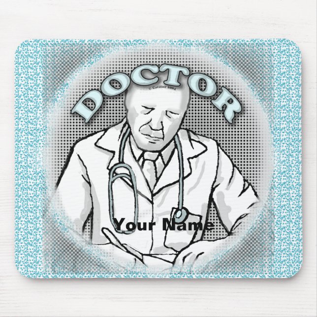 Tapis De Souris Retro docteur  (Devant)