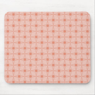 Tapis De Souris Retro Dotted Star Mousepad, Copper