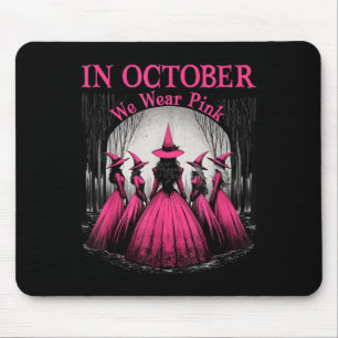 Tapis De Souris Retro En Octobre Nous Portons Nk Witch Cancer Du S