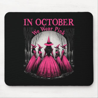 Tapis De Souris Retro En Octobre Nous Portons Nk Witch Cancer Du S