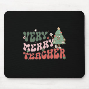 Tapis De Souris Retro enseignant Noël Très Joyeux enseignant