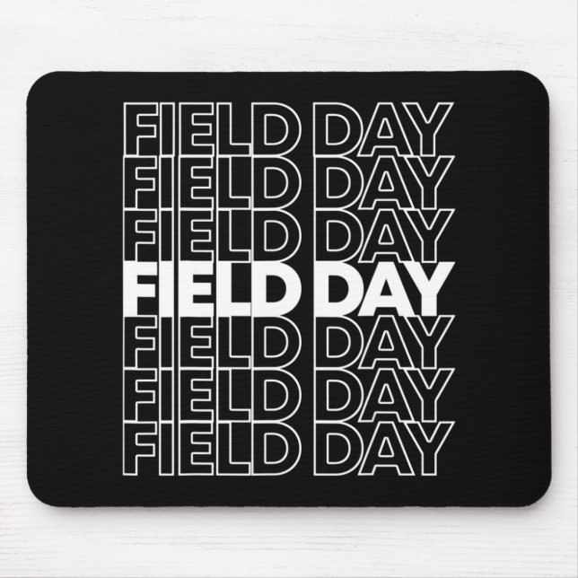Tapis De Souris Retro Field Day (Devant)