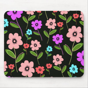 Tapis De Souris Rétro floral