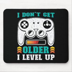 Tapis De Souris Retro Gamer Ne vieillit pas je monte de niveau Gam
