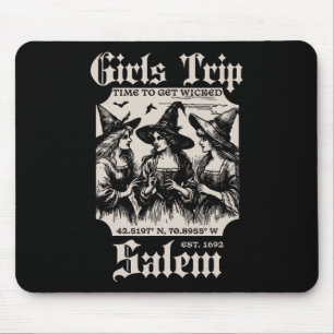 Tapis De Souris Retro Girls Trip Salem 1692 Ils Ont Manqué Une Sor