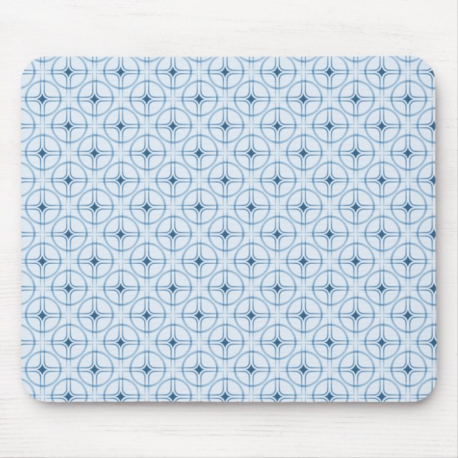 Tapis De Souris Rétro Glam Mousepad, Royal Blue (Devant)