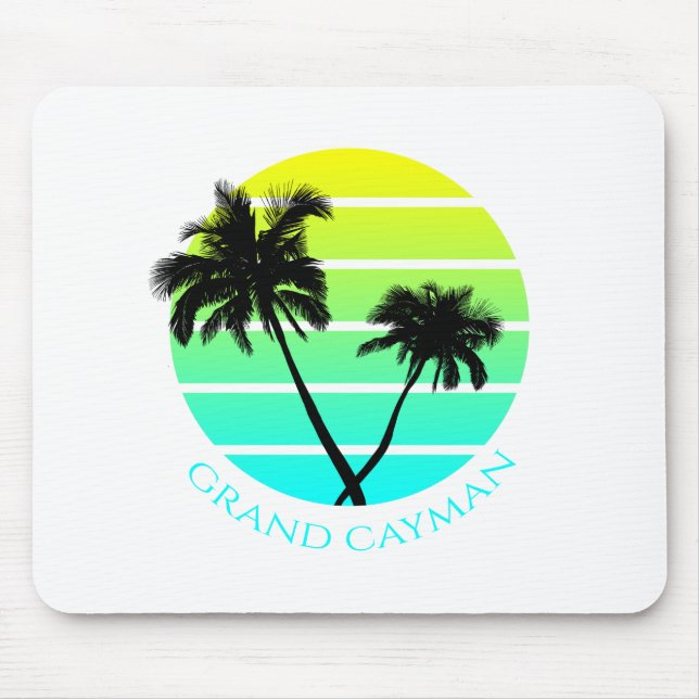 Tapis De Souris Retro Grand Cayman (Devant)