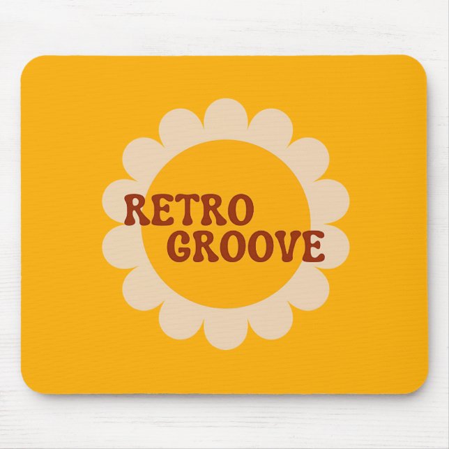 Tapis de souris Retro Groove (Devant)