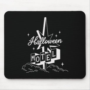 Tapis De Souris Retro Halloween Motel Shirt Déplaisant Vintage Hau