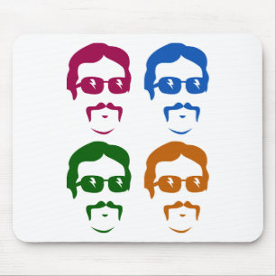 Tapis De Souris Rétro homme génial de moustache