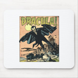 Tapis De Souris Retro Horreur Monster Vampire Vintage Hallowe