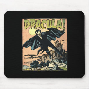 Tapis De Souris Retro Horreur Monster Vampire Vintage Hallowe