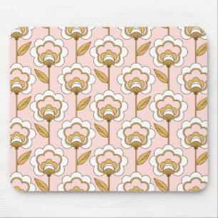 Tapis De Souris Retro Jardin rose motif floral