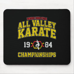 Tapis De Souris Rétro Karate Vintage All Valley Karate Champio