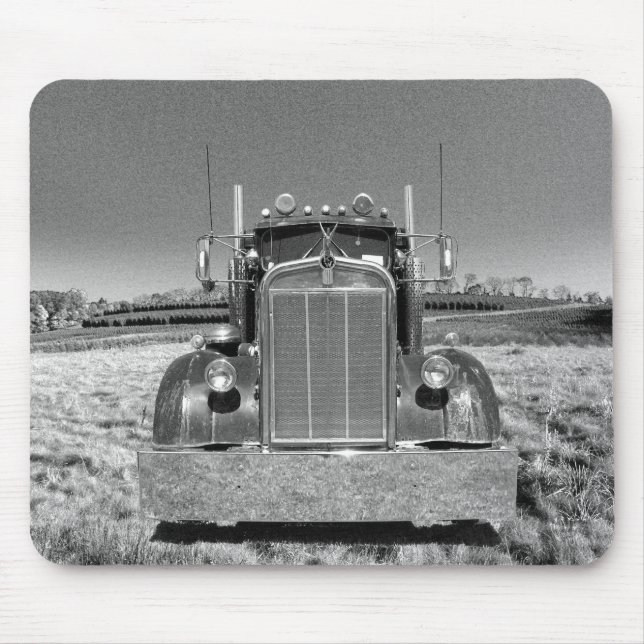 Tapis De Souris Rétro Kenworth Mousepad #1 (Devant)