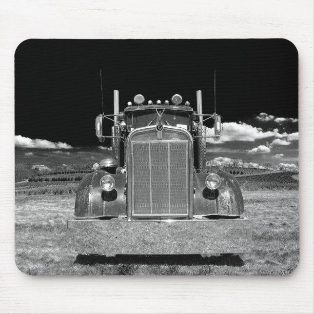 Tapis De Souris Rétro Kenworth Mousepad #2 (Devant)