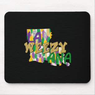 Tapis De Souris Retro La Weezy Ana Happy Mardi Gras Louisiane Nouv