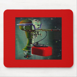 Tapis De Souris Rétro moteur extérieur de Mousepad et réservoir