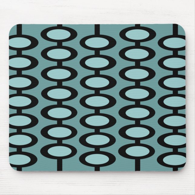 Tapis De Souris Rétro motif de globe - mousepad (Devant)