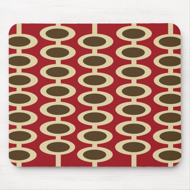 Tapis De Souris Rétro motif de globe - mousepad (Devant)