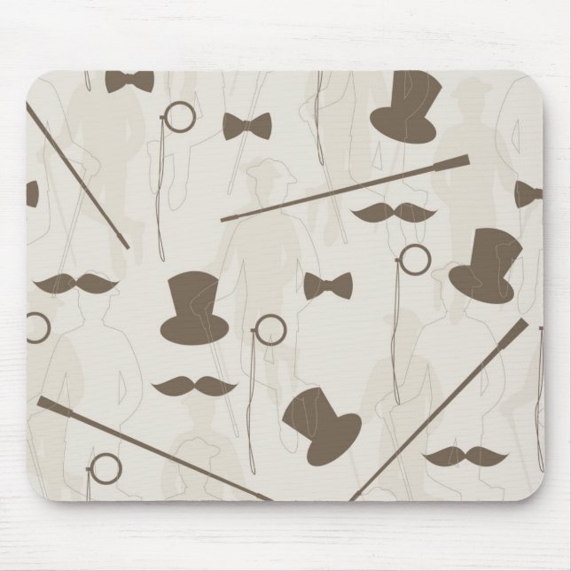 Tapis De Souris Rétro motif pour l'homme 2 (Devant)