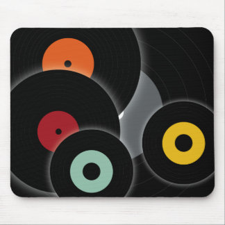 Tapis De Souris Rétro mousepad de disques