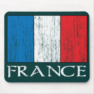 Tapis De Souris Rétro mousepad de drapeau de la France