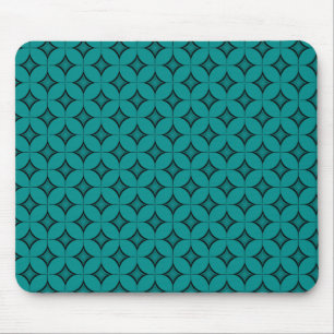 Tapis De Souris Rétro Mousepad de la ville haute, Teal